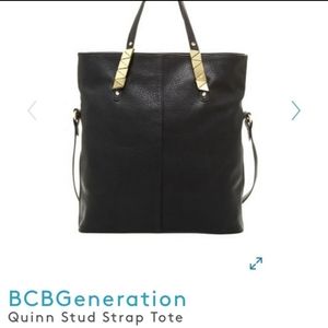 BCBGeneration soft leather tote bag
